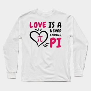 Pi Day Love Pi Symbol Mathematics Number Long Sleeve T-Shirt
